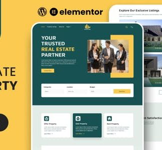 Estate Rise - Real Estate Elementor Template Kit