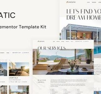 Estatic - Real Estate Elementor Template Kit