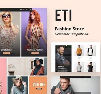 ETI - Fashion Store Elementor Template Kit