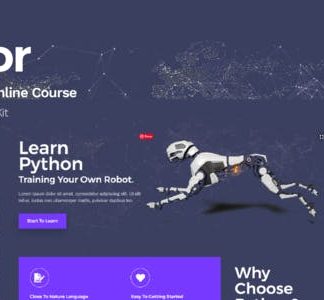 eTutor - Education & Online Course Elementor Pro Template Kit