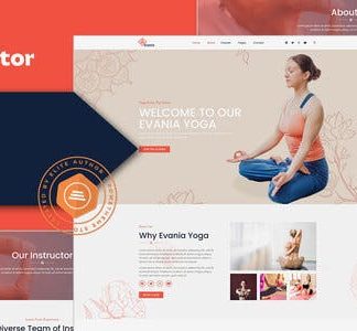 Evania - Yoga Studio Elementor Template Kit
