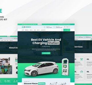 EVehicle - Electric Vehicle & Charging Station Elementor Template Kit
