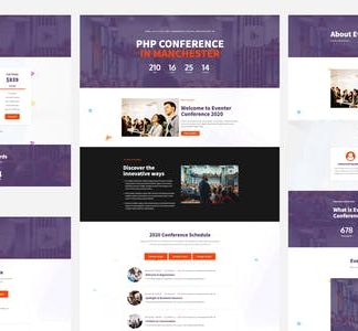 Eventer - Meetup & Conference Elementor Template Kit
