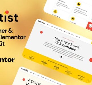 Eventist - Event Planner & Organizer Elementor Template Kit