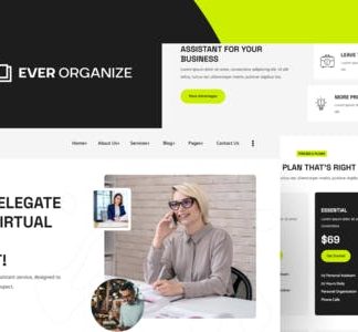 Ever Organize - Personal Assistant Elementor Template Kit