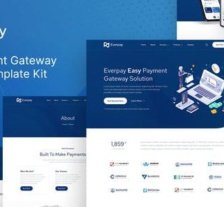 Everpay – Online Payment Gateway & Fintech Elementor Template Kit