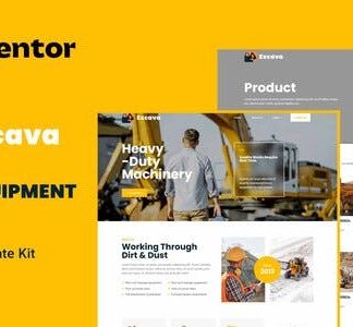 Excava - Heavy Equipment Rental Elementor Template Kit
