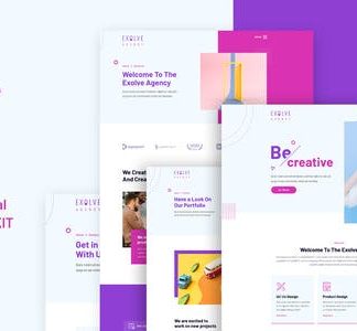 Exolve | Creative Portfolio Elementor Template Kit