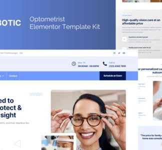 EyeBotic - Optometrist Elementor Template Kit