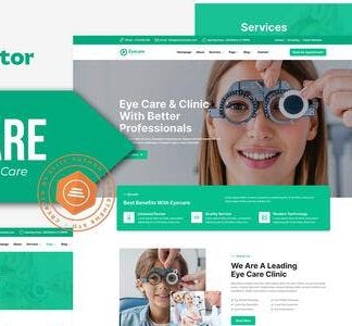 Eyecare - Optometrist & Eye Care Elementor Template Kit