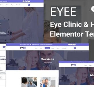 Eyee - Eye Clinic & Vision Care Elementor Template Kit