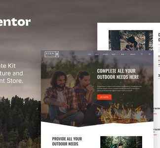 Ezer – Outdoor & Adventure Equipment Store Elementor Template Kit