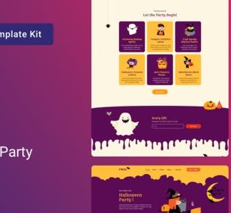 Fang — Halloween Party Elementor Template Kit