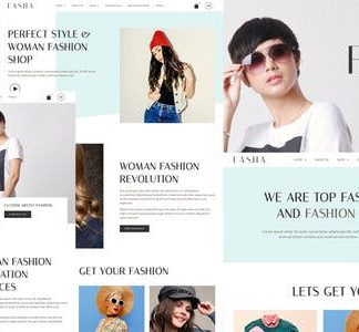 Fasha - Woman Fashion & Shop eCommerce Elementor Template Kit
