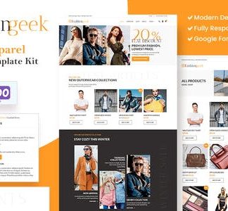 Fashion Geek - WooCommerce Fashion Elementor Template Kit