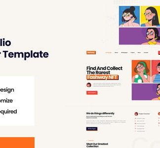 Fashway - NFT Portfolio Elementor Template Kit