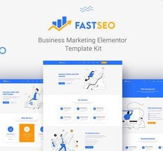 FastSEO - Business Marketing Elementor Template Kit