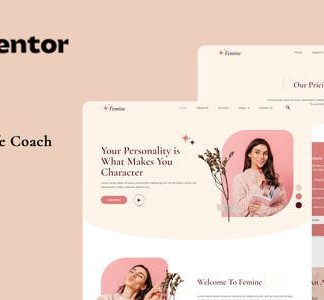 Femine - Feminine Life Coach Elementor Template Kit