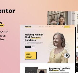 Femme – Feminine Business Consulting Elementor Template Kit