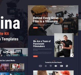 Filmina - Filmmakers & Videographer Elementor Template Kit
