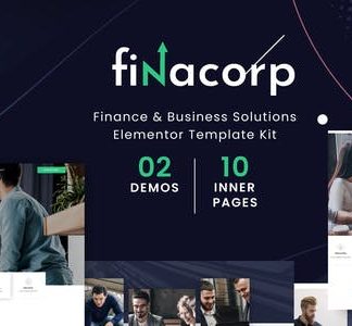 FinaCorp - Finance Corporate Elementor Template Kit