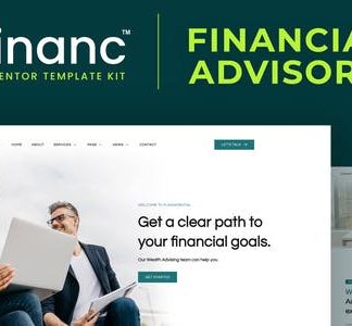 Financ - Financial Advisor Elementor Template Kit