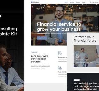 Financy - Finance & Consulting Elementor Template Kit