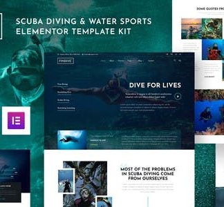 Findive – Scuba Diving & Water Sports Elementor Template Kit