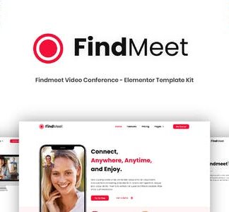 Findmeet - Video Conference Elementor Template Kit