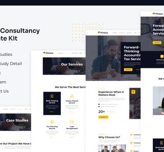 Fineco | Accounting & Tax Consultancy Services Elementor Template Kit