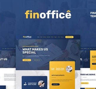 FinOffice - Finance & Accounting Elementor Template Kit