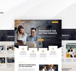 Finsurance - Insurance Agency & Finance Template Kit