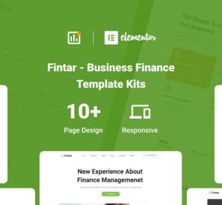 Fintar - Finance Management Elementor Template Kit