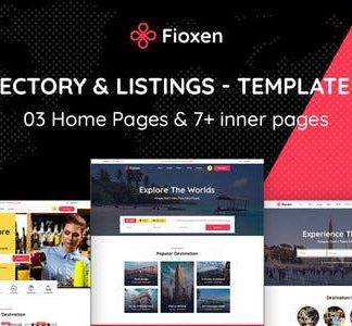 Fioxen - Travel Directory & Listings Elementor Template Kit