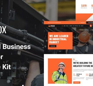 Firoox - Industrial Business Elementor Template Kit