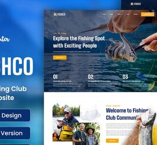 Fishco - Fishing & Hunting Club Elementor Template Kit
