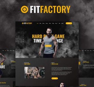Fit Factory - Fitness Gym Elementor Template Kit