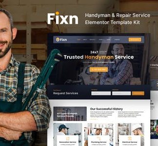 Fixn – Handyman & Repair Service Elementor Template Kit