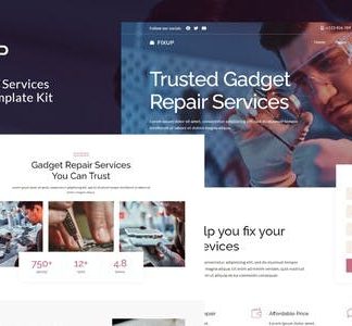 FixUp - Gadget Repair Services Elementor Template Kit