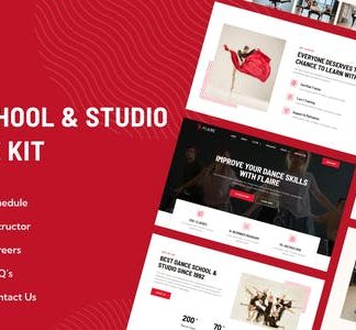 Flaire | Dance School & Studio Elementor Template Kit