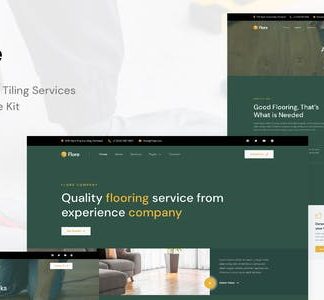 Flore - Flooring & Tiling Services Elementor Template Kit