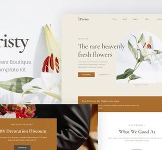 Floristy - Florist & Flower Boutique Elementor Template Kit