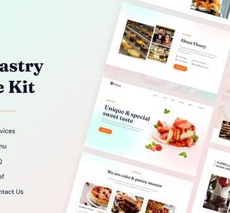 Floury | Cake & Pastry Elementor Template Kit
