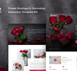 Flowtrist – Flower Boutique & Florist Elementor Template Kit