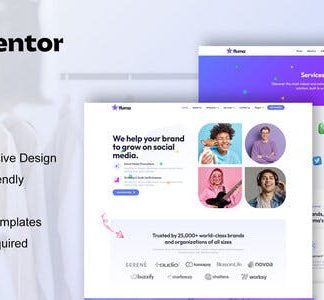 Fluma - Influencer Marketing Agency Elementor Pro Template Kit