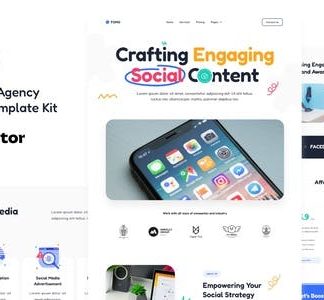 FOMO - Social Media Marketing Agency Elementor Template Kit