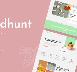 Foodhunt - Food Catering Service Elementor Template Kit