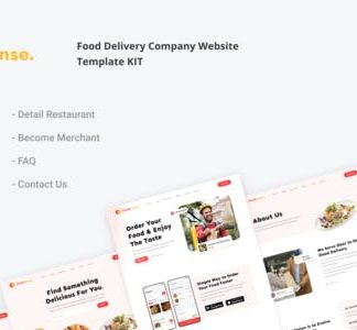 FoodSense | Food Delivery Elementor Template Kit