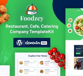Foodzey - Restaurant Elementor Template Kit