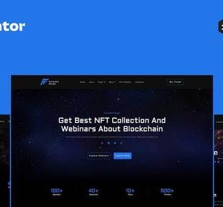 Fortynes - NFTs Conference Elementor Pro Full Site Template